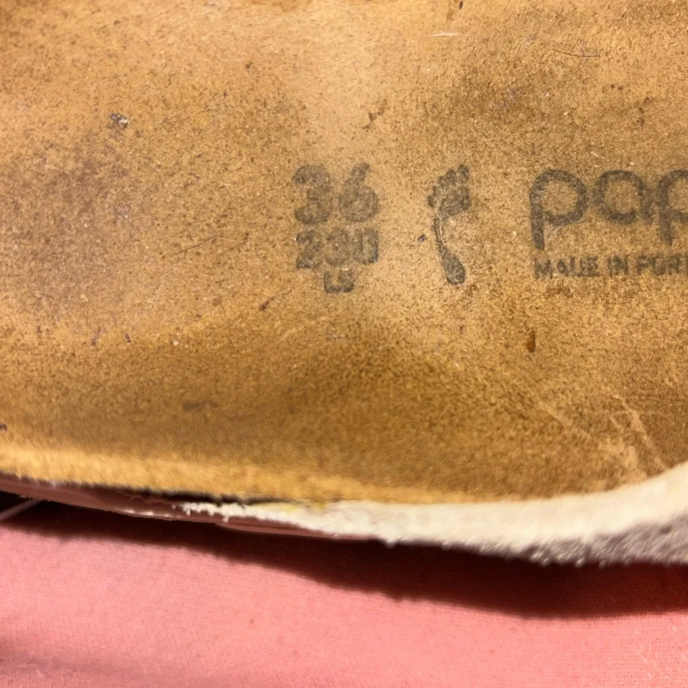 Birkenstock Papillio Chunky Platform Sandals in Beige with Rose Gold Buckles